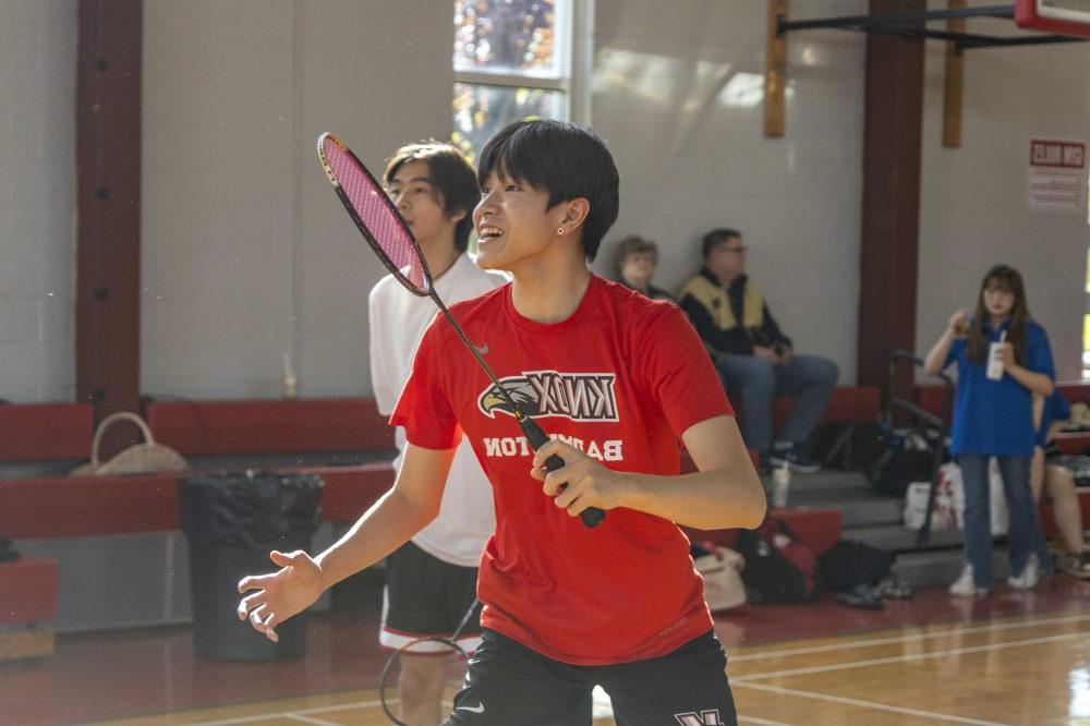 Knox Badminton Action Photo